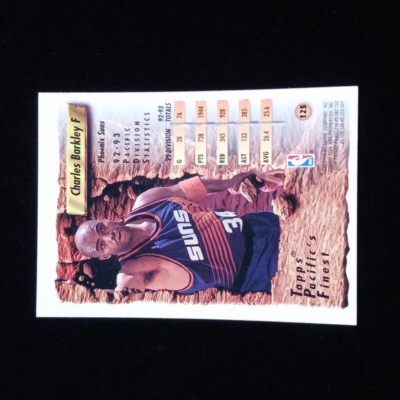 Set 2 NBA 1989 Charles Barkley Trading Card & 1994 Refractor Topps Trading Card - Picture 15 of 17